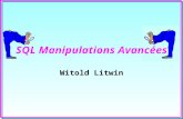 1 SQL Manipulations Avancées Witold Litwin 2 Exemple canon S P SPSP.