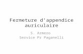 Fermeture d’appendice auriculaire S. Armero Service Pr Paganelli.