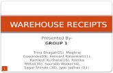 Warehouse Receipts