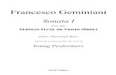 Geminiani - Sonata I Flute or Violin or Oboe and Bc
