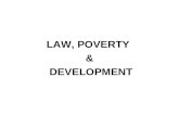 LAW, POVERTY & DEVELOPMENT