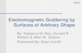 Electromagnetic Scattering by Surfaces of Arbitrary Shape