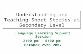 Understanding and Teaching Short Stories handout version