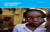 Children in Haiti - One Year After - The Long Road From Relief to Recovery