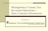 Real Estate, Property Taxes in MoCo County, Maryland