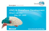 linq and sharepoint development