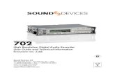 Gravador Digital Sound Devices 702