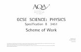 Gcse Scheme of Work