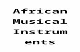 African Musical Instruments - Len