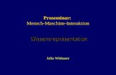 Proseminar: Mensch-Maschine-Interaktion Julia Withauer.