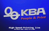 KBA High-Speed-Printing bei Aro-Druck am 15.11.2001 High-Speed-Printing live Aro-Druck GmbH, Alzey 15.11.2001 High-Speed-Printing live Aro-Druck GmbH,