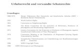 Urheberrecht und verwandte Schutzrechte Grundlagen: 1886/1979Berner Abkommen über literarische und künstlerische Arbeiten (RBÜ = Revidierte Berner Übereinkunft)