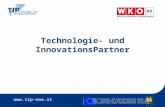 Www.tip-noe.at Technologie- und InnovationsPartner Die Technologie- und InnovationsPartner werden vom EFRE - Europäischen Fonds für regionale Entwicklung.
