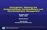Medical University of Vienna Chirurgische Optionen bei fortgeschrittener Herzinsuffizienz und interdisziplinäres Management 25 Jahre HTX MUW / AKH Michael.