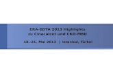 ERA-EDTA 2013 Highlights zu Cinacalcet und CKD-MBD 18.-21. Mai 2013 | Istanbul, Türkei.