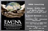 EMENA Consulting - Europe, Middle East & North Africa أُورُوبَّا والشَّرْقُ الأوْسَط وشَمَال إِفْرِيقِيَا CEO Arvid Weinlich M.A. rer.