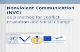 Nonviolent Communication (NVC) as a method for conflict resolution and social change International Fellowship of Reconciliation German branch.