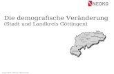 Die demografische Veränderung (Stadt und Landkreis Göttingen) Copyright: Klaus Thornagel.
