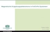 Magnetische Kopplungsphänomene in Fe/Cr/Fe-Systemen Fabian Göhler 19. 11. 2012.