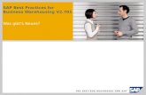 SAP Best Practices for Business Warehousing V2.701 Was gibt's Neues?
