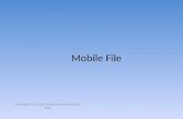 Mobile File Ein Projekt von André Morgenthal und Bernhard Rabe.