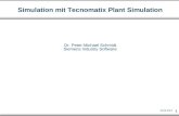 1 Simulation mit Tecnomatix Plant Simulation Dr. Peter-Michael Schmidt Siemens Industry Software 15.03.2014.