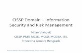 CISSP II Domain - Information Security and Risk Management