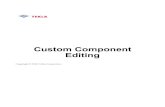 Tekla - Custom Component Editing