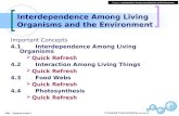 Form 2, Chap 04: Interdependence Among Living Organisms and the Environment (1)