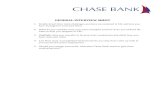 Chase General Interview Sheet