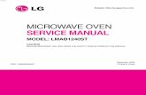 Microwave Oven LG LMAB1240_Service_Manual
