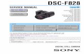 Sony DSC-f828 Camera Service Manual