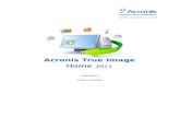 Acronis True Image 2011 user guide