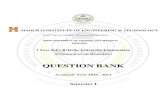 Question Bank BE and B TECH  first year