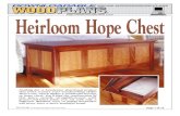 WoodPlans Online - Heirloom Hope Chest