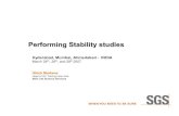 Stability Studies India 0307