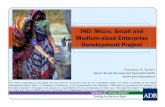 INDIA: Micro, Small and Medium-sized Enterprise Development Project