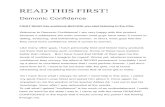 Demonic Confidence - Workbook
