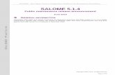 SALOME 5 1 4 Release Notes