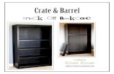 Crate & Barrel Knock Off Bookcase