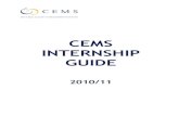 CEMS Internship Guide 2010-11