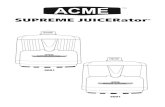 Acme Juicer Manual