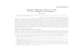 Case Study Apple iPhone Price Cut