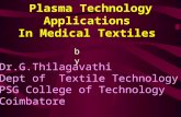 Plasma Technology for Medical Textile Applications