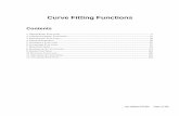 Curve Fitting Functions