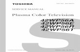 Toshiba 42WP56 Plasma TV Service Manual