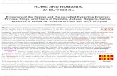 History - Rome and Romania, 27 Bc - 1453 Ad