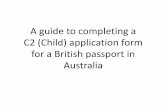 Australia How to Complete Form C2