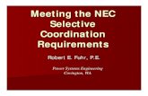 Meeting NEC for Selective Coordination