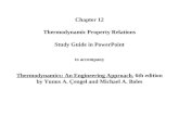 Thermodynamic Property Relations  Chapter 12 Çengel Boles